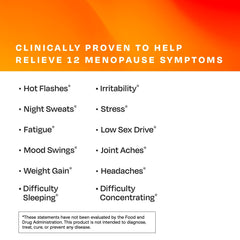 Amberen menopause box packaging front, clear branding and benefit highlights