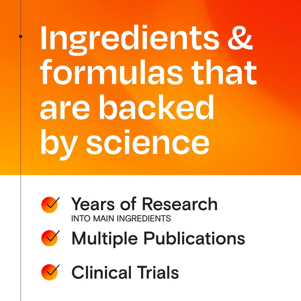 Amberen menopause science claim note on packaging indicating a 90-day trial context