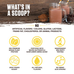 Ambrosia Planta packaging-front emphasizes 14 servings and vegan formulation.