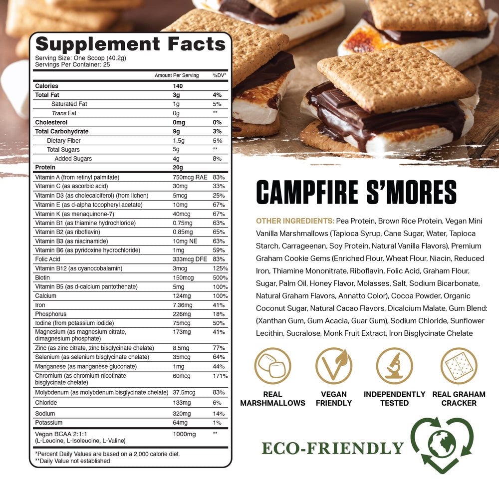 Ambrosia Planta tub label highlights dairy-free, no added sugar nutrition.