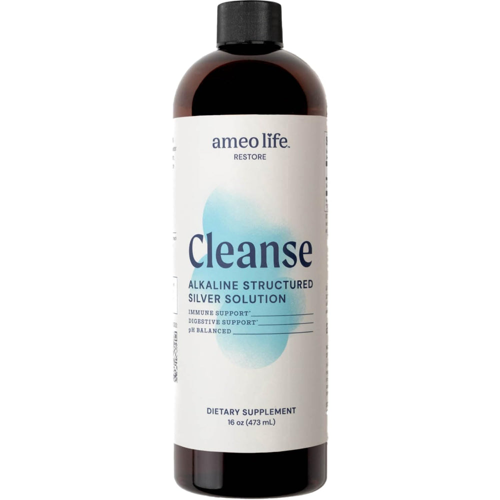 Ameo Life colloidal silver bottle, 30 ppm, for gentle daily use.