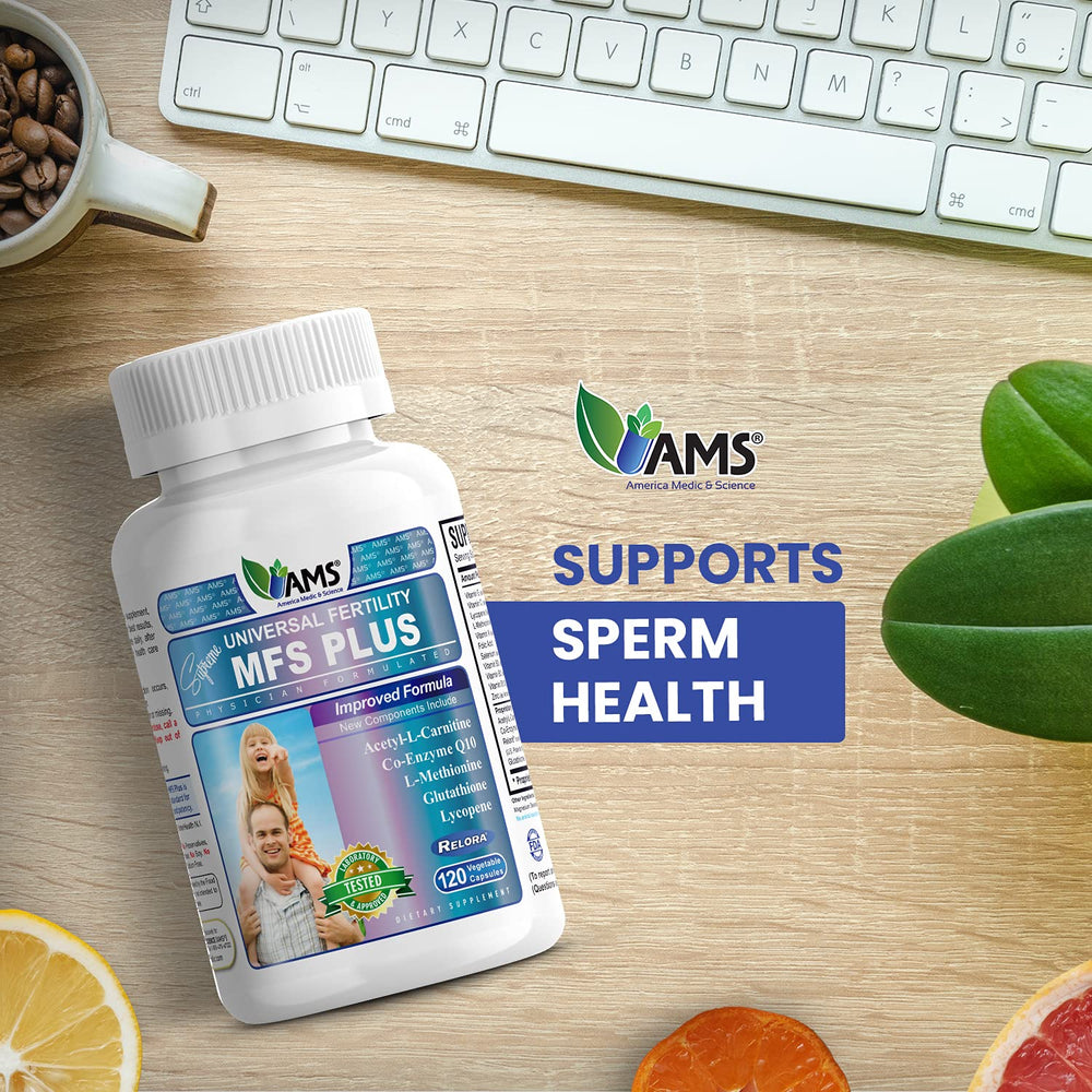 MFS Plus label close-up showing ingredients and dosage for men