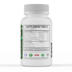 America Medic & Science WFS Plus bottle side with DHA ingredient highlights.