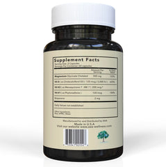 American Anti-Aging Magnesium Glycinate capsules with Bioperine for enhanced absorption.
