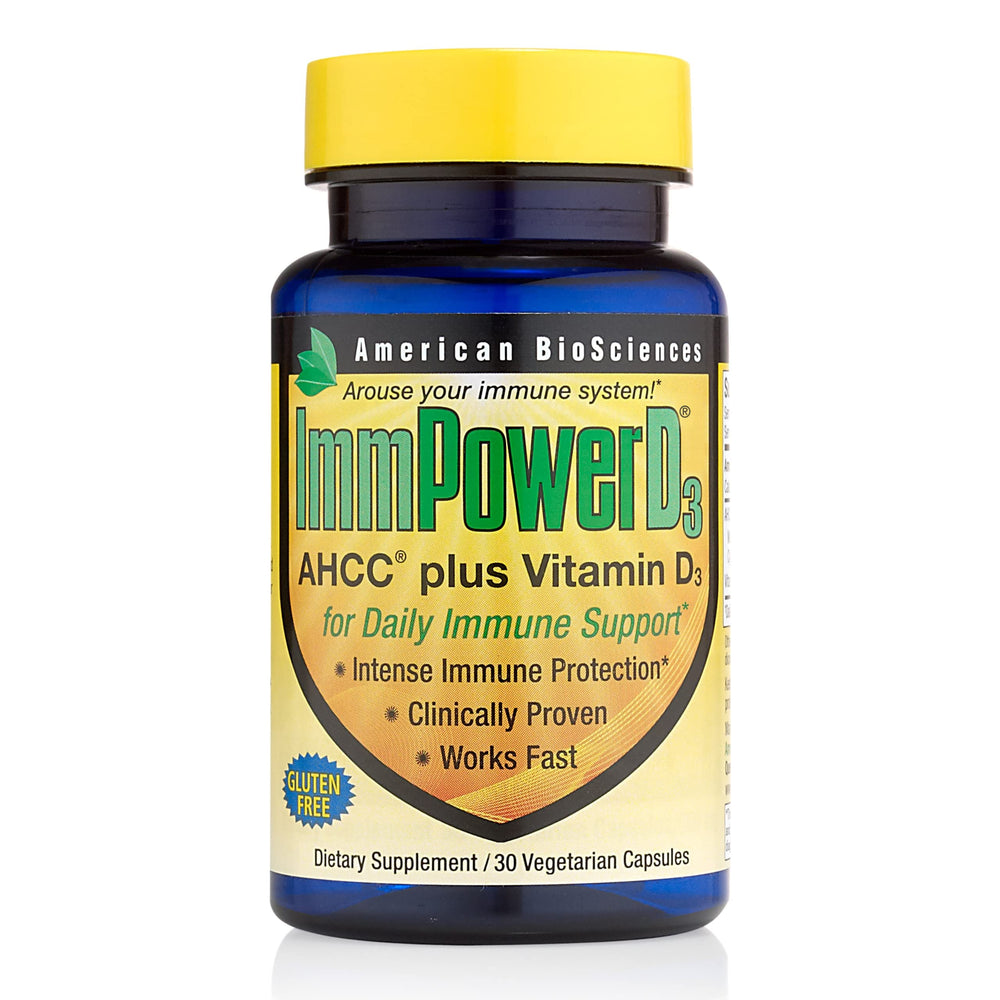 American BioSciences ImmpowerD3 bottle front signals immune support.