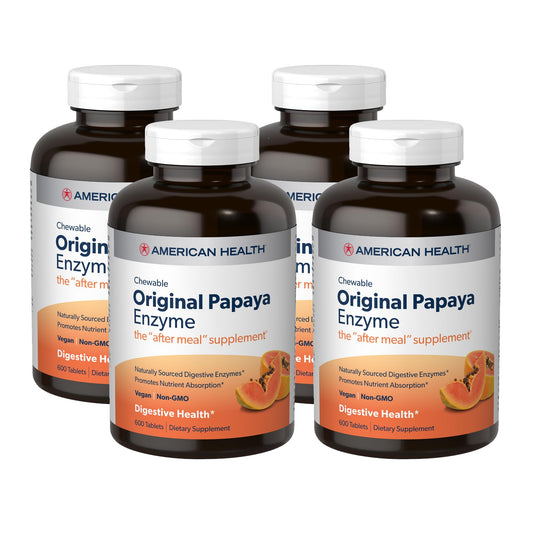 American Health Papaya Enzyme chewables after-meal support