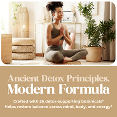 American Nutriceuticals Essential Detox capsules offer convenient daily detox support.