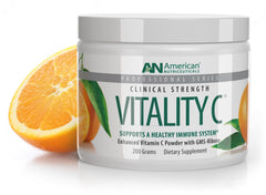 American Nutriceuticals Vitamin C Powder pours smoothly for quick immune support