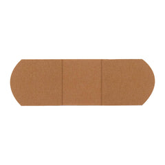 American White Cross tan fabric adhesive bandage 1x3 provides breathable, comfortable protection for minor wounds.