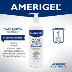 AMERIGEL Care Lotion pump-dispense for convenient application and quick absorption.