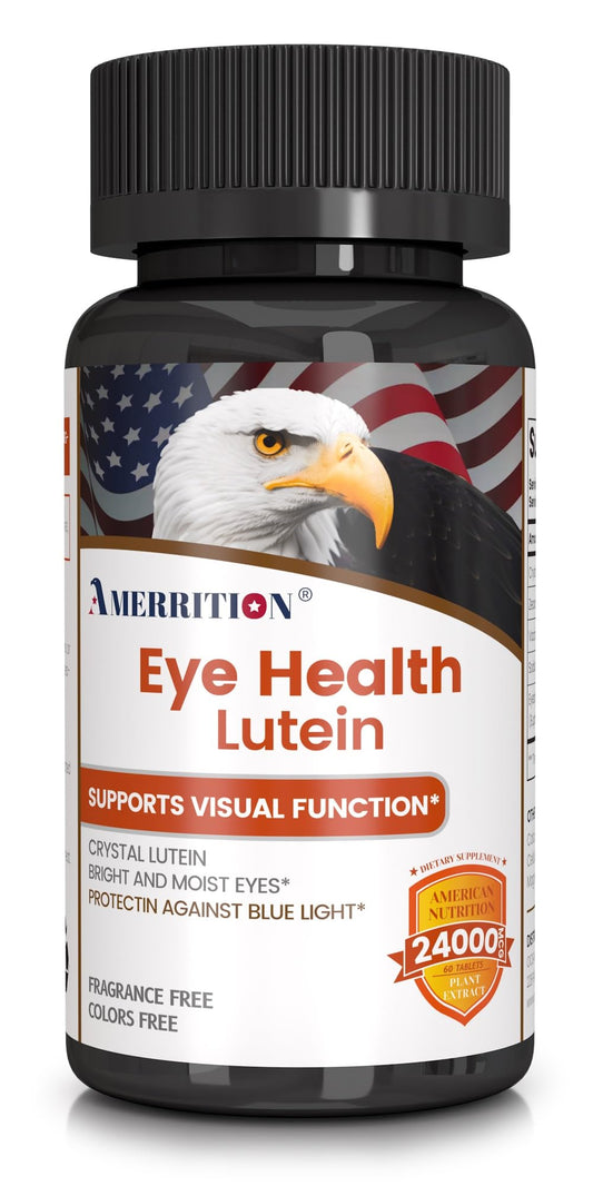 Amerrition Advanced Lutein bottle front view for daily eye health
