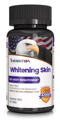 Amerrition skin whitening tablet bottle for daily beauty support.