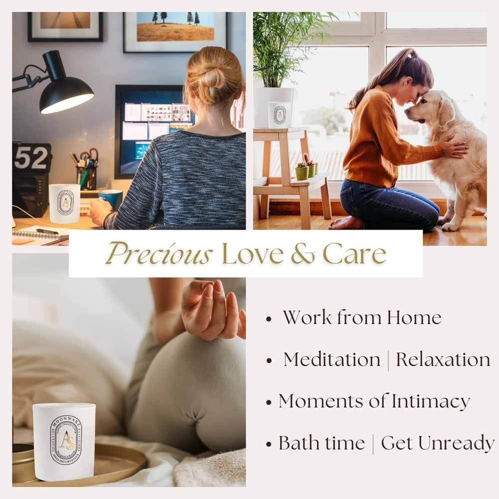 Ames Soeurs home decor mood with candle glow