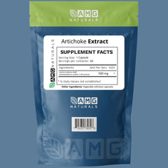 AMG Naturals Artichoke Extract capsules ideal for easy daily supplementation and wellness support.