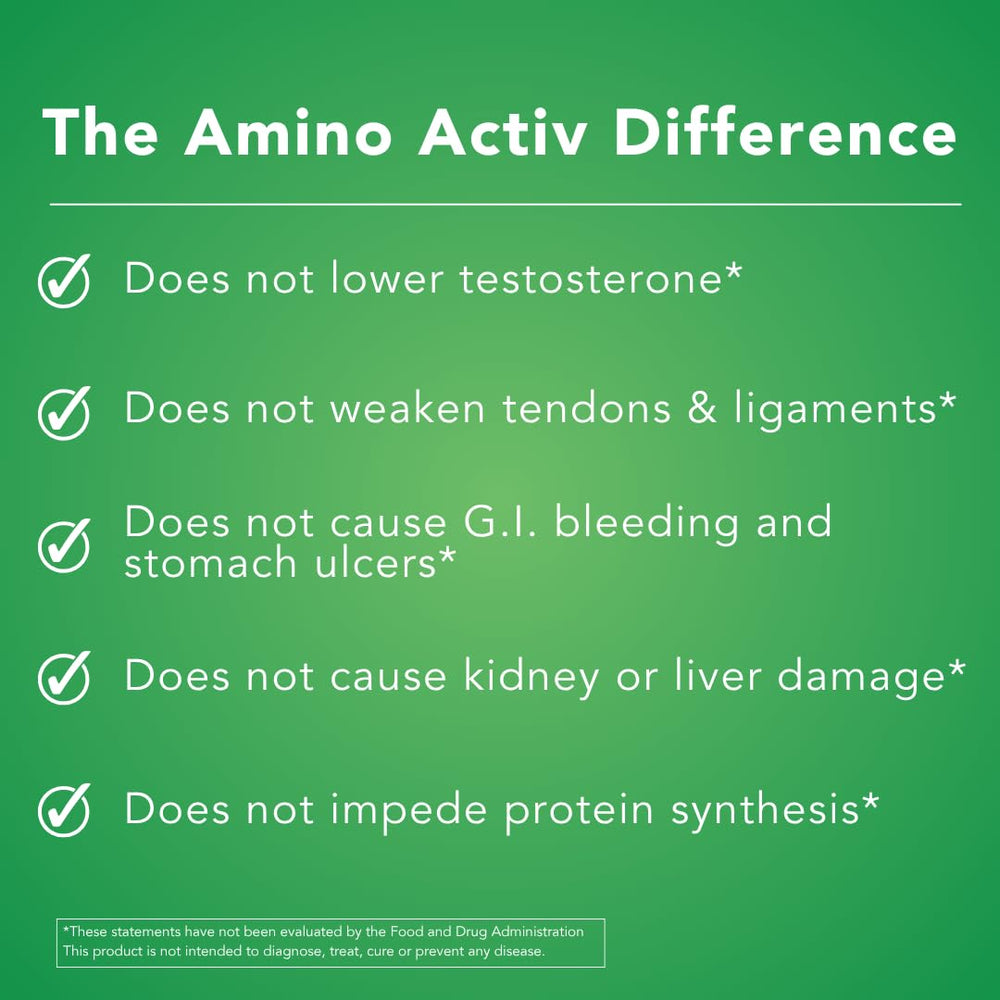 Amino Activ athlete-use scene illustrates on-the-go support after workouts