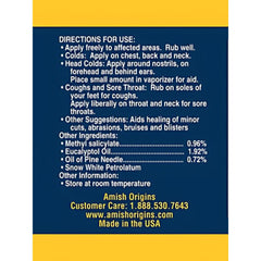 Amish Origins deep-penetrating formula highlighting effective penetration.