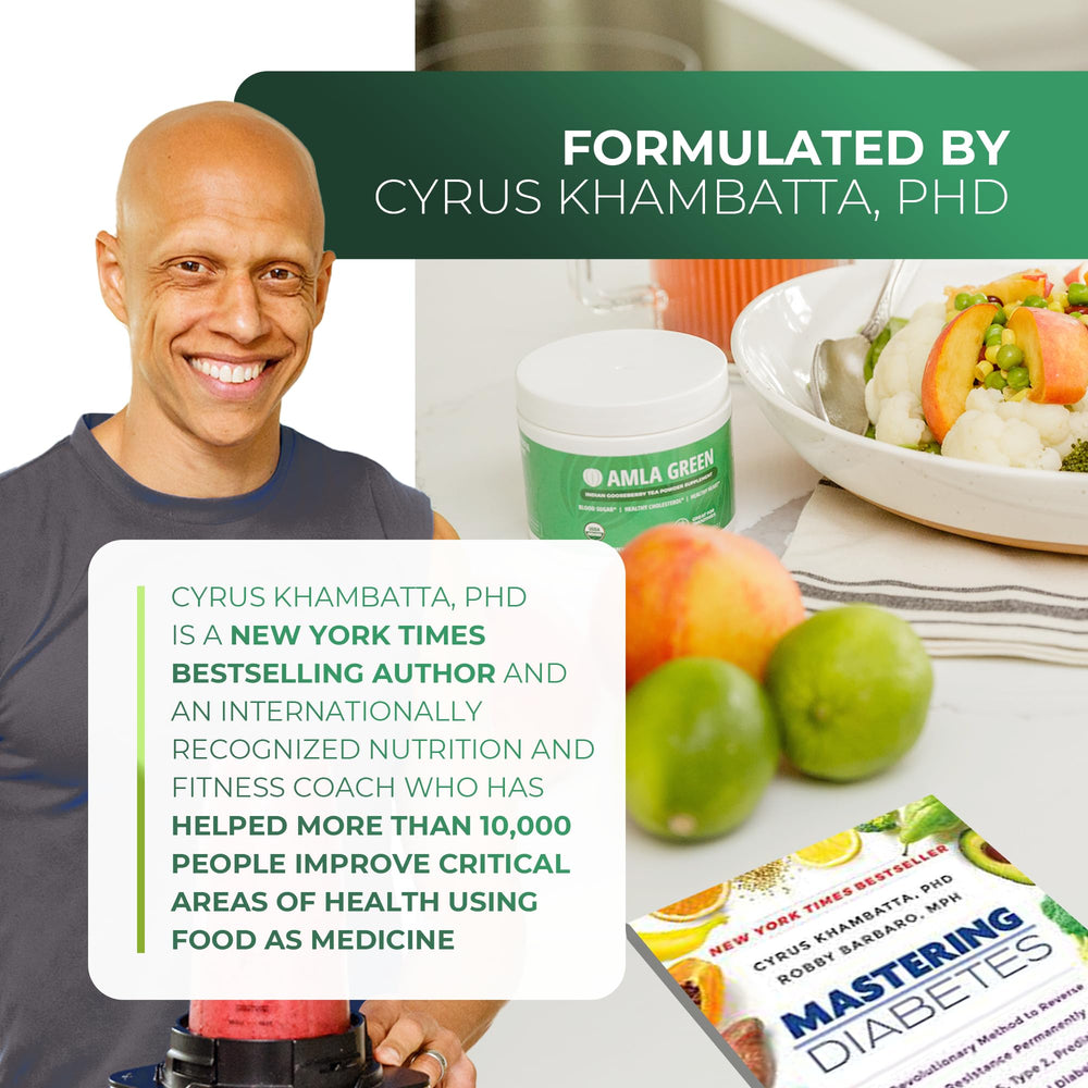 Amla Green Cyrus Khambatta PhD formulation by a nutrition expert