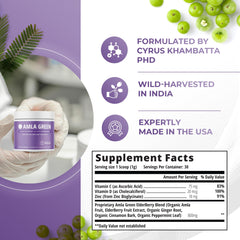 Amla Green immunity blend tea cup ready for a daily ritual
