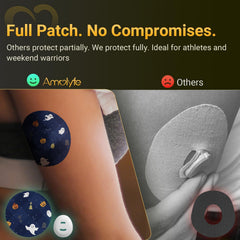 Amolyfe Dexcom G7 over patch designed for no-residue application.