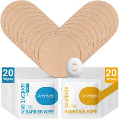 Amolyfe Dexcom G7 over patches kit top view showing secure fit for activity