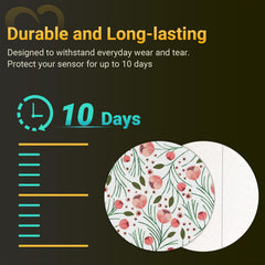 Amolyfe Dexcom G7 overpatches latex-free adhesive for sensitive skin