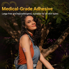 Amolyfe Dexcom G7 overpatches no-residue application experience