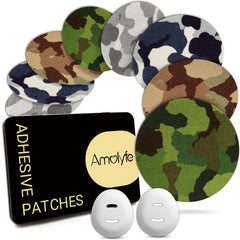 Amolyfe Dexcom G7 patch with no-cutout cap for secure daily wear.