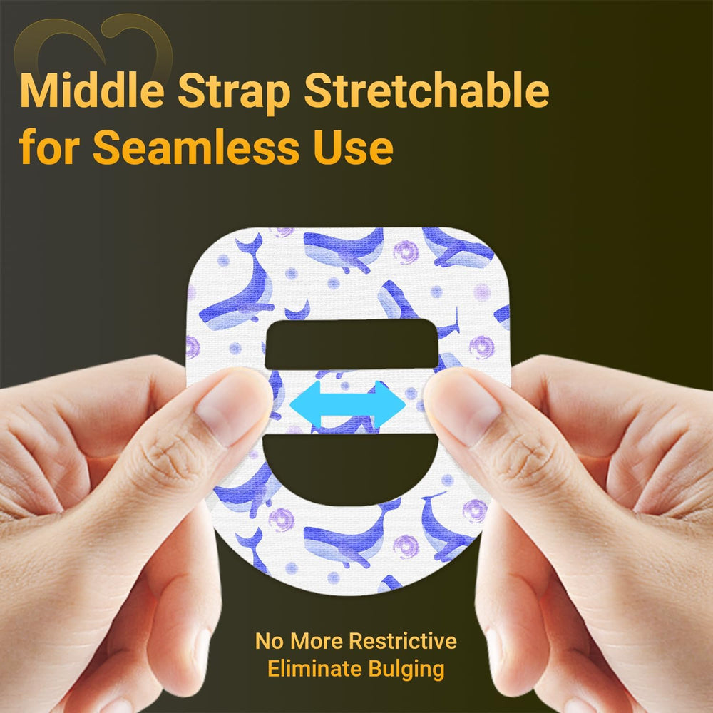Amolyfe Omnipod overpatch waterproof design protects adhesion in showers