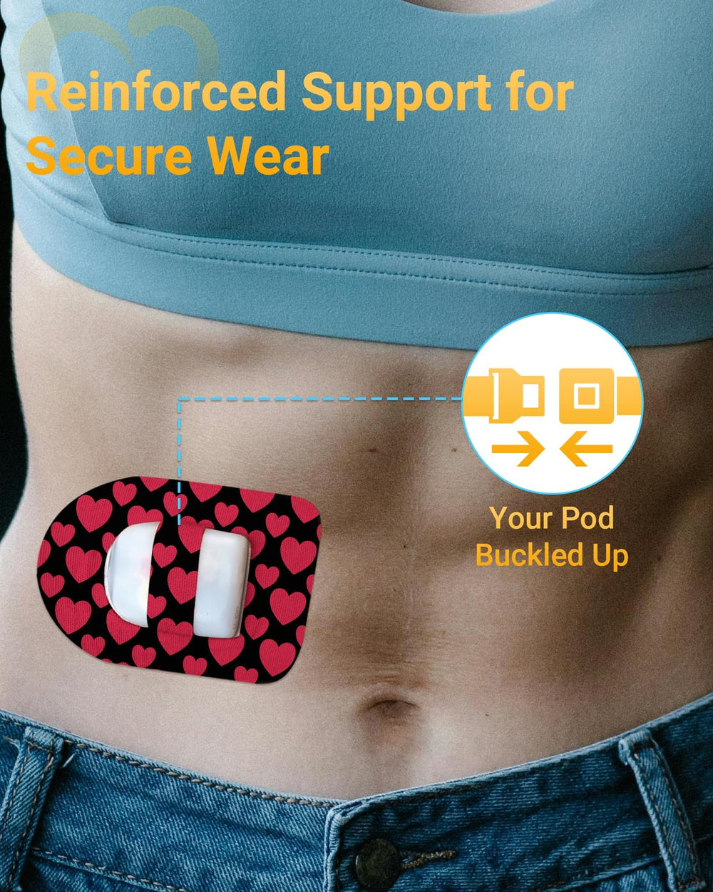 Amolyfe Omnipod 5 long-lasting adhesive patch for durable wear