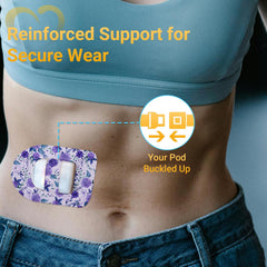 Hypoallergenic medical-grade material for comfortable wear.