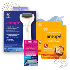 Amope Pedi Perfect electronic foot file for safe at-home exfoliation