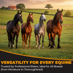 Amouu Equine Recovery Pro gentle heat therapy warms muscles before work