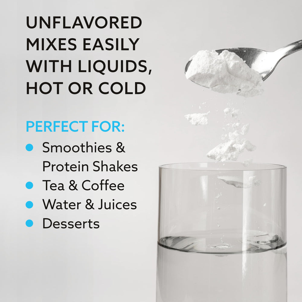 Amplicell label close-up showing unflavored keto-friendly formula