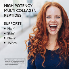 Amplicell collagen powder poured into coffee for easy daily protein