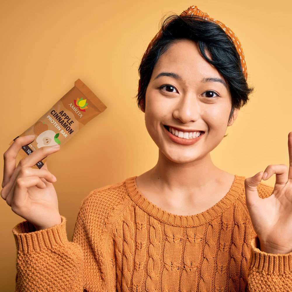Amrita gluten-free, dairy-free bar ready for lunchboxes.