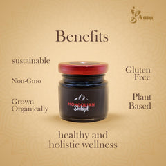 Packaging box highlights Himalayan origin and organic quality.
