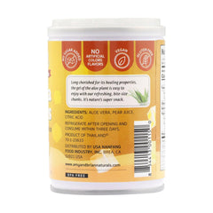 Amy & Brian Aloe Vera Bites pear juice variation presents fruit-forward taste