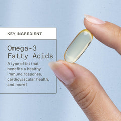 Amy Myers MD Complete Omega-3 close-up of softgels highlighting high-quality fish oil