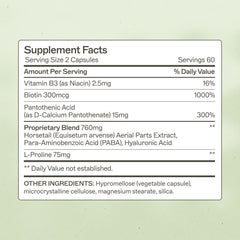 Amy Myers MD hair skin nails capsules closeup highlighting skin hydration support