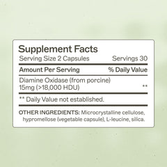 Amy Myers MD Histazyme DAO tablet close-up for digestion support.