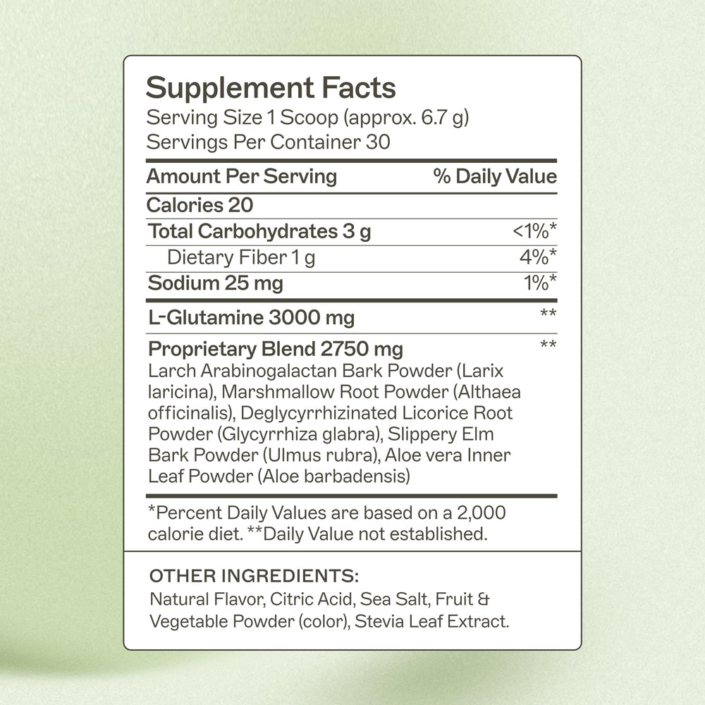 Measuring scoop of Amy Myers MD Leaky Gut Revive for easy daily dose