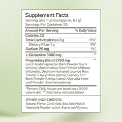 Measuring scoop of Amy Myers MD Leaky Gut Revive for easy daily dose