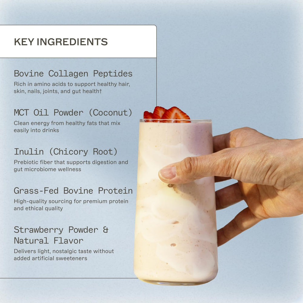 Amy Myers MD paleo protein powder bottle emphasizes gluten-free, non-dairy nutrition.