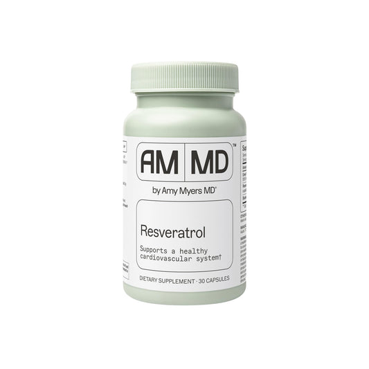 Amy Myers MD Resveratrol capsules for daily immune and cellular vitality support