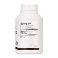 Ana María Lajusticia Brewer's Yeast label close-up highlighting natural, sugar-free vegan formulation.
