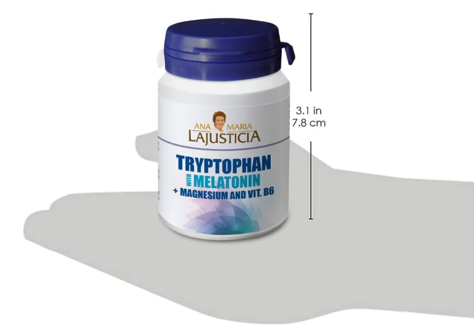 Ana María Lajusticia tryptophan with vitamin B6 capsules for daily balance