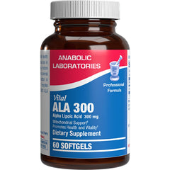 Anabolic Labs Alpha Lipoic Acid bottle front for easy daily support