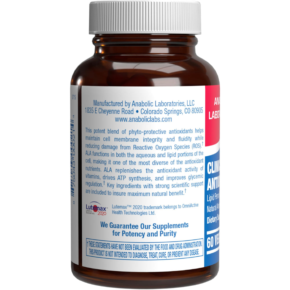 Anabolic Laboratories green tea extract bottle highlighting polyphenols for antioxidant support