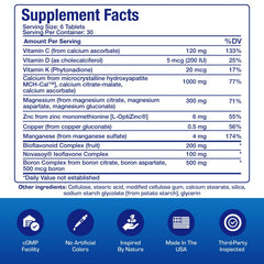 Anabolic Laboratories isoflavones and bioflavonoids close-up indicating antioxidant rich nutrients.