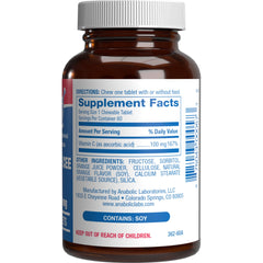 Anabolic Laboratories Kids Vitamin C chewables child taking them for tasty support.